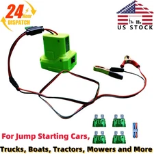 Jump Starter Kit For Ryobi 18V/Jump Starting Vehicles Mowers Tractors Boats