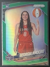 2025 Panini Prizm WNBA #140 Georgia Amoore Green Prizms