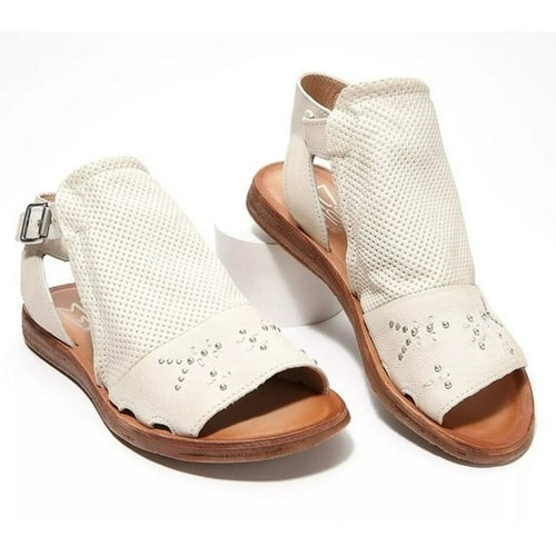 Miz Mooz Leder Weite Riemchen Sandalen Leinen Gr.42EU 10,5-11 US --336 - Bild 2 von 4