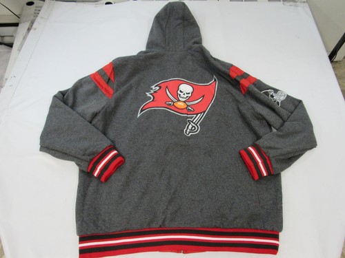 New Tampa Bay Buccaneers Mens Size 3XL Full Zip Reversible Heavy Coat Jacket - Picture 3 of 10