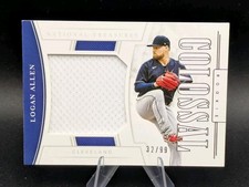 2020 Panini National Treasures Rookie Colossal Materials /99 Logan Allen RC