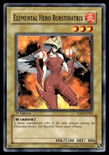 1996 Yu-Gi-Oh! 1st edition Elemental Hero Burstinatrix #TLM-EN02 Uncirculated