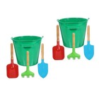 2 Sets of Summer Beach Toys Children Sand Baby Sand Bucket Plaything
