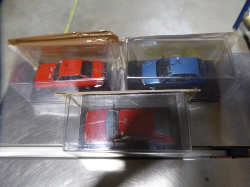 Lot of 3 Miniature Cars 1/24 Peugeot Fiat Citroen Diecast Car PEU9