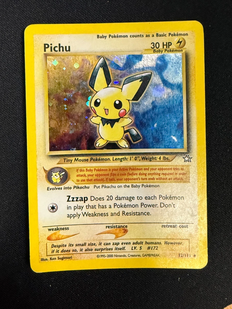 Pichu Pokemon Card for sale | eBay UK