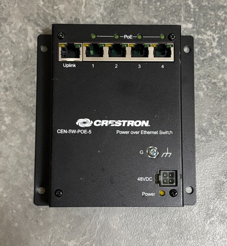 Crestron CEN-SW-POE-5 5-Port PoE Ethernet Switch UNIT ONLY FREE S/H