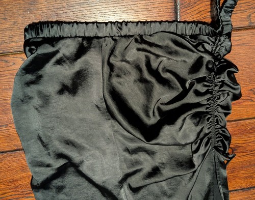 For Love & Lemons abito donna monospalla nero con spacco laterale taglia small nuovo con etichetta - Foto 4 di 18