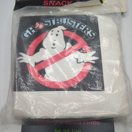 CA Reed Ghostbusters Snack Pack Plates & Napkins New Old Stock 1984 Mooglie Logo - Picture 5 of 6