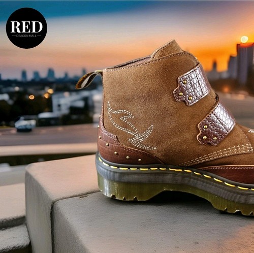 Botas de plataforma Dr. Martens Devon GA góticas americanas occidentales - para mujer talla 11 - Imagen 14 de 14