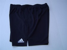 NEW MENS ADIDAS BLACK TRAINING SHORTS WITH WHITE LOGO SIZE 2XL