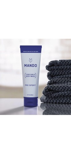 Mando Odor Shield Body Wash-24 Hour Control-Removes Odor Better than Soap-8.5oz - Picture 6 of 7