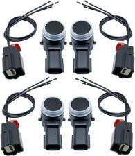 4 Pcs Bumper Park Assist Object Sensor with Connector, Fit for Silverado/Ta....