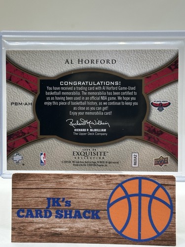 2008-09 UD Exquisite Collection Al Horford Player Box Memorabilia /15 #PBM-AH - Picture 3 of 12