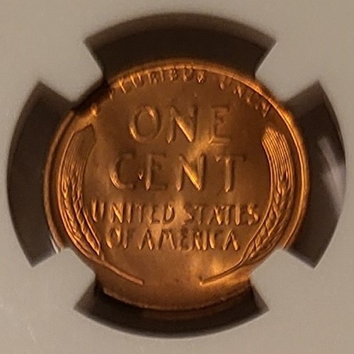 NGC 1941 S Lincoln Wheat Cent MS67 RED - Picture 4 of 4