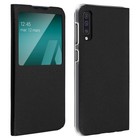 Housse pour Samsung Galaxy A50 Etui à Clapet Fenêtre Coque Ultra-fin noir