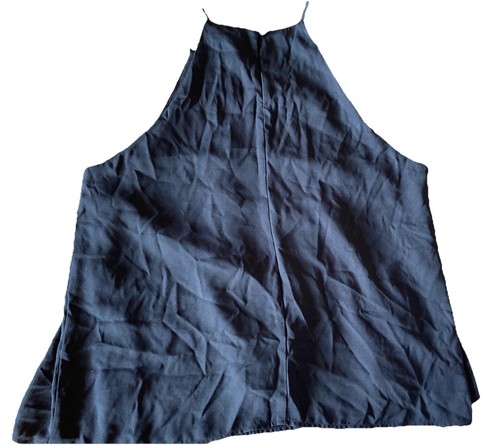 Forever 21 schwarzes Spaghettiträger Lagenlook Tanktop Bluse Damen Größe L/G - Bild 8 von 15