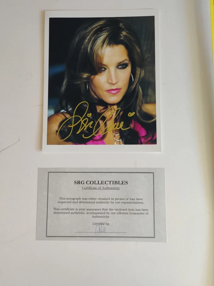 Lisa Marie Presley Authentic Autographed 8x10 Photo Signed Picture With COA - Image 4 of 4