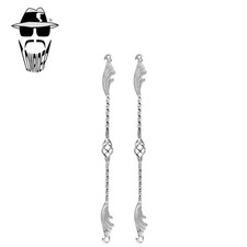 ORIGINAL LOWRIDER 26" Bird Cage w/Wing Twisted Bicycle Spring Fork Bars Chrome.