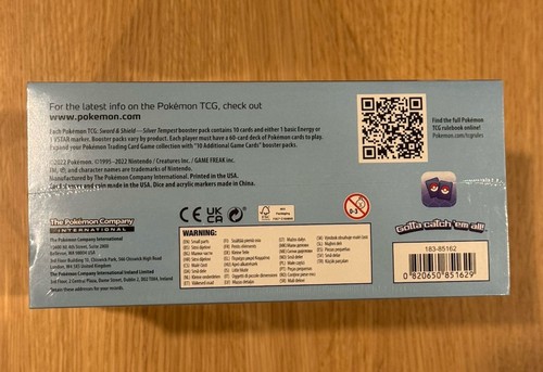 Silver Tempest Pokemon Center Exclusive ETB Elite Trainer Box Factory Sealed - Bild 5 von 8