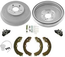 for 98-02 Forester Without ABS Rear Brake Drums & Shoes & Springs Cylinders