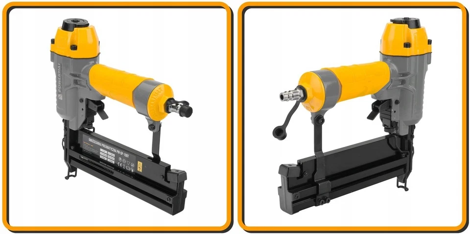 Powermat Chiodatrice Pneumatica 2in1 50mm con Kit Chiodi  Graffette e Valigetta - Immagine 3 di 4