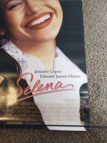 Selena Jennifer Lopez Signed Movie Poster - Picture 3 of 11