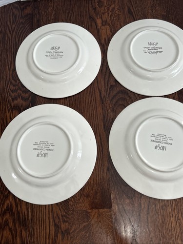 MIKASA Malaysia ENGLISH COUNTRYSIDE Pattern 8 3/8" SALAD PLATES Set of FOUR - Picture 10 of 13