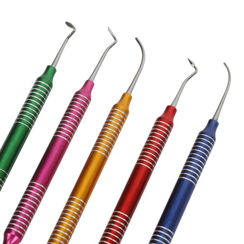 5Pcs Dental Gracey Curettes Curette Hand Scaler Universal Surgical Instrumen GFL - Picture 8 of 22