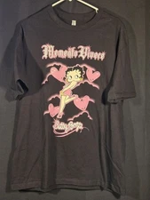 Betty Boop Memento Vivere Shirt Men's Women's Unisex Black T-Shirt Large