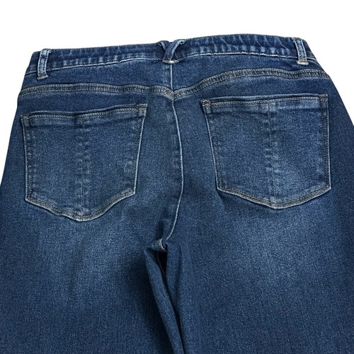 Democracy Damen Jeans blau Größe 10 Ab Solution Denim roher Saum Baumwollmischung - Bild 5 von 8