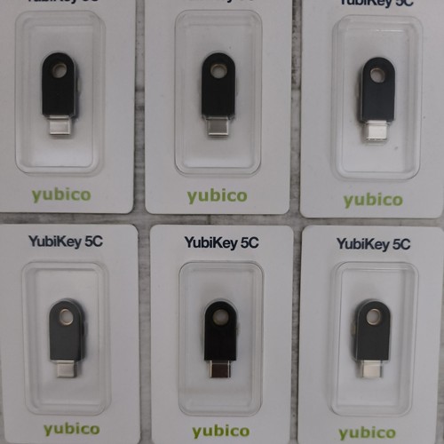 Brand New & Sealed - Yubico YubiKey 5C USB-C. - X 10 - Afbeelding 2 van 3