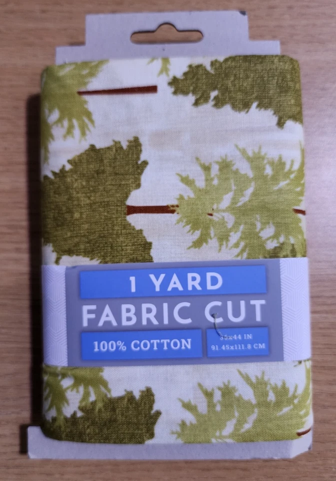 David Textiles Cotton Fabric Cut – Green Tree Forest (1 Yard, 100% Cotton) - Image 2 of 3