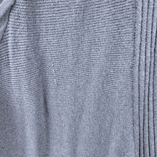 Lane Bryant Womens Navy Open Cardigan 26/28 Rayon Nylon Fabric Flared Sleeves - Picture 3 of 8