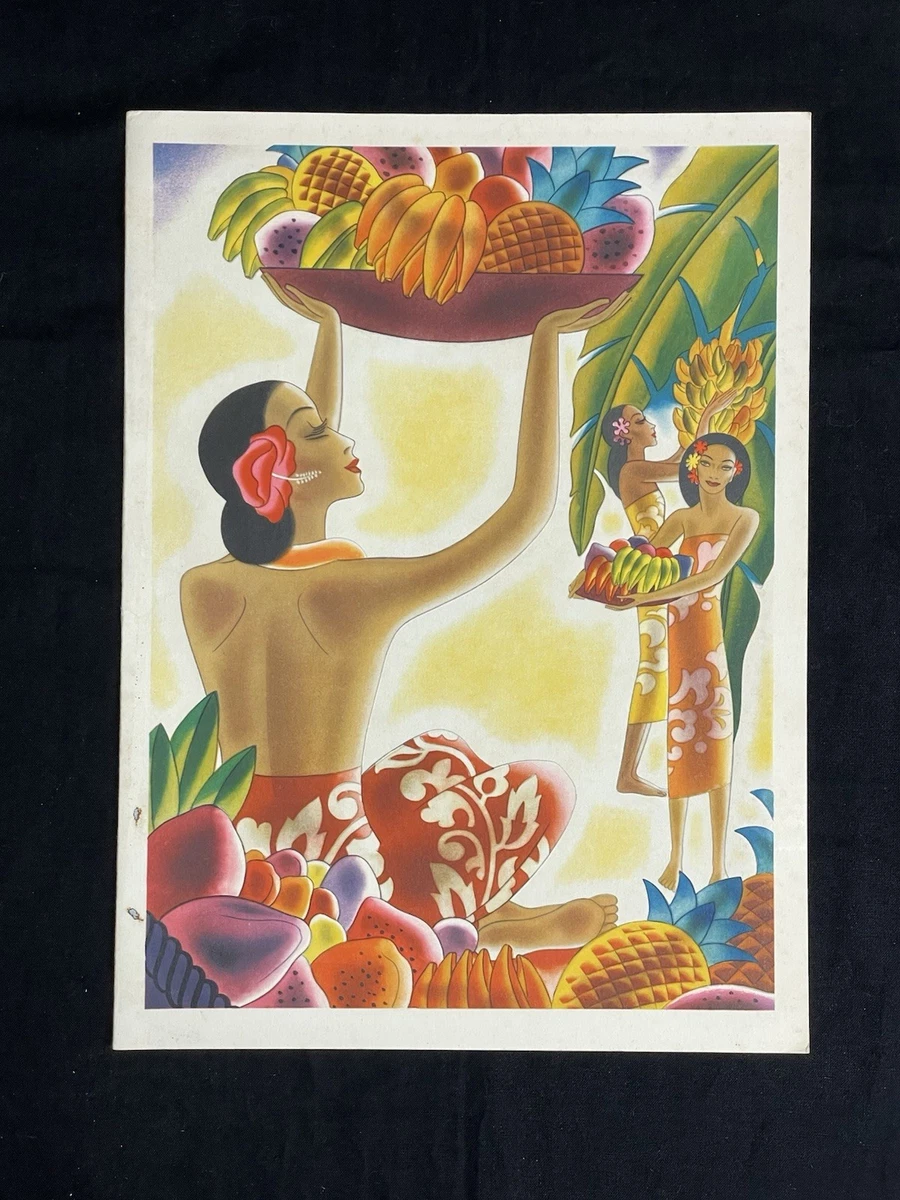 Lot of 2 1940/50s ビンテージ Matson Menu Matson Menu for sale | eBay