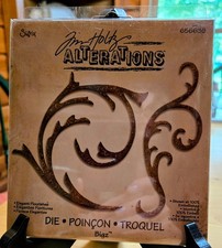 Sizzix Tim Holtz ELEGANT FLOURISHES Bigz Die - Alterations  Price Reduced!