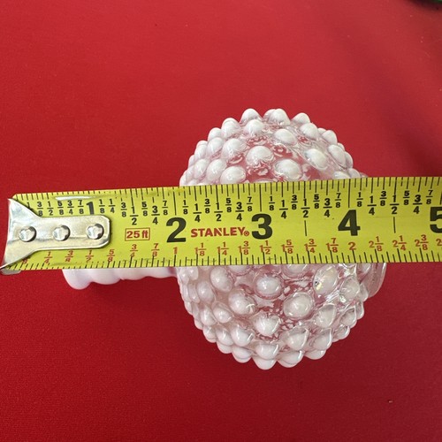 Vintage Fenton Milk Hobnail Moonstone  Bottle Bud Vase Shelf Decor Collectable - Picture 7 of 8