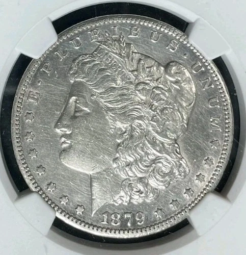 1879-CC MORGAN SILVER DOLLAR ~NGC AU DETAILS CLEANED~NICE COIN~