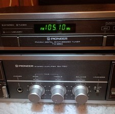 Pioneer Amplifier  Tuner SA-750 Stereo Amp / Digital Synthesized TX-950 TESTED