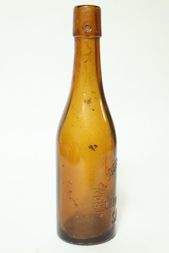 Alte Bierflasche Bierkrug Krug Bier Glas Flasche Brauerei Hünermann Bendorf Sayn - Picture 11 of 15