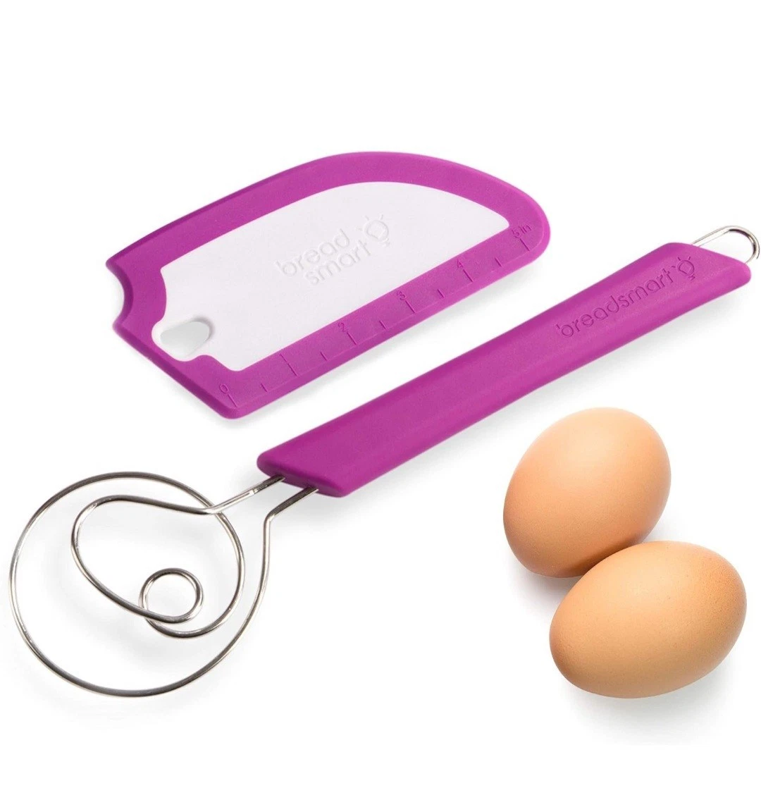 Breadsmart Artisan Bread Whisk and Bench Scraper Duo - Essential Bread Mixing...
Opens in a new wind