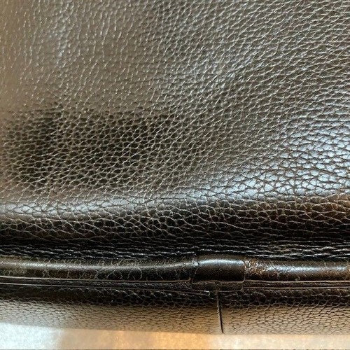 LOEWE Leather Briefcase Business Bag Logo Embossed - Picture 10 of 16