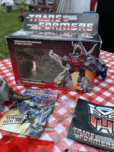 Transformers G1 Dinobots Slag 🔥Complete With Box!!🔥 - Picture 9 of 15