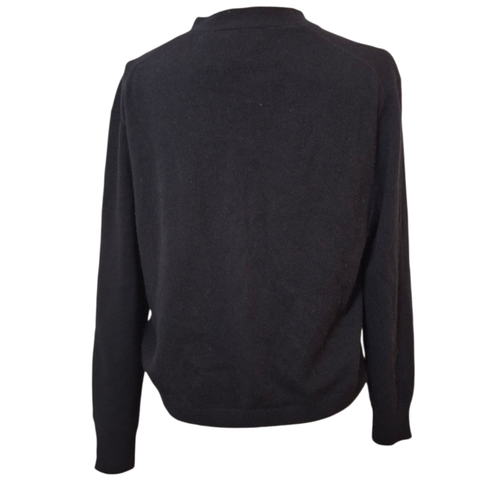 J. Crew schwarze Kaschmir Strickjacke mit Taschen Gr. S - Bild 2 von 6
