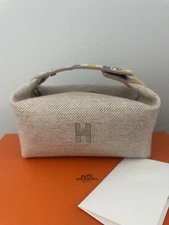 Hermès Bride-a-Brac Au Carre Case Small Model  Color Seigle - BN w Box & Receipt