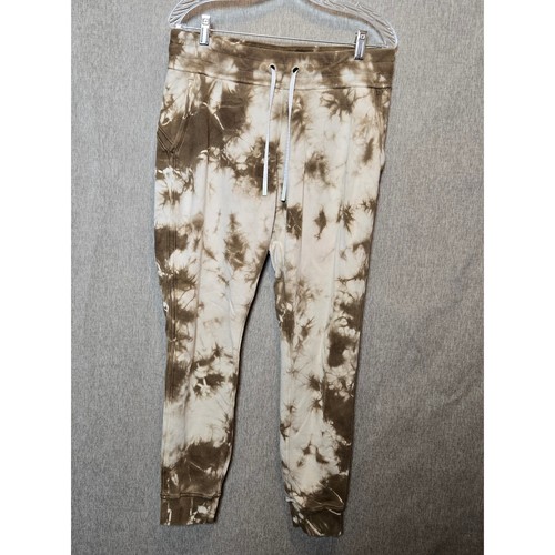 Lululemon Warn Daunen-Jogginghose Größe 10 einmal getragen Batik braun beige 28 Zoll Schrittlänge  - Bild 5 von 13