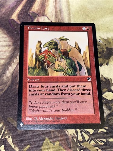 Goblin Lore X1 Mtg The List Reprints Nm