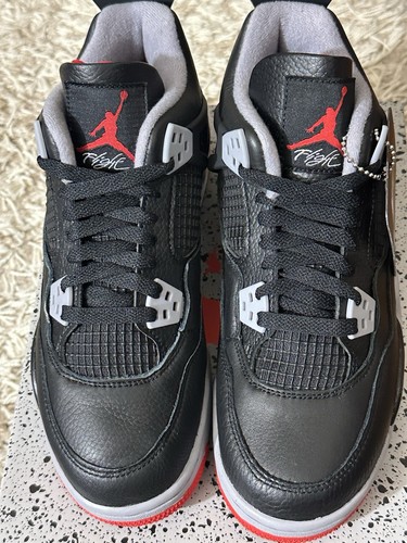 AIR JORDAN 4 RETRO (GS) "BRED REIMAGINED" 2024 SZ 7Y/ 8.5W FQ8213-006 DS Black - Picture 5 of 11