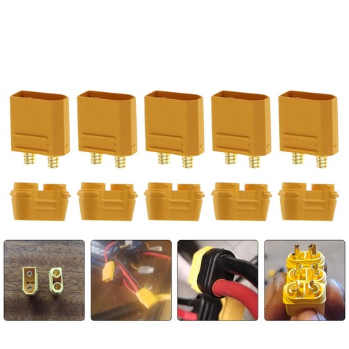 5 Sets Drahtverbinder Stecker Buchse Stecker Ersatz XT90H Batteriestecker - Bild 2 von 12