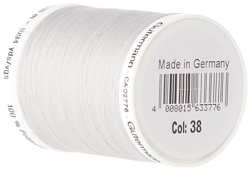 Gutermann Sew All Polyester Thread, 1000Mtr, Fog Grey (0038) - Image 2 of 4