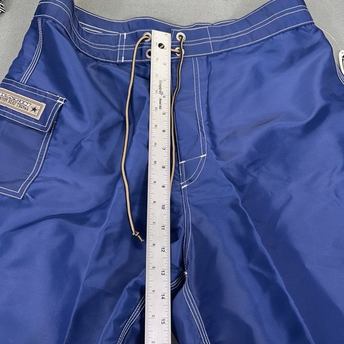 Katin Herren Custom Surf Trunks 36 Blau Kotender Reverse Satin Boardshorts Strand - Bild 10 von 12